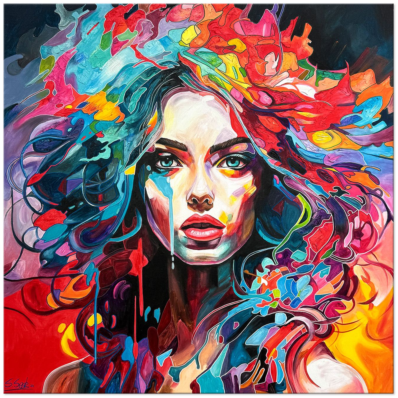 Farben, die berühren: Eine neue Stimme der expressiven zeitgenössischen Malerei Farben, die berühren: Eine neue Stimme der expressiven zeitgenössischen Malerei