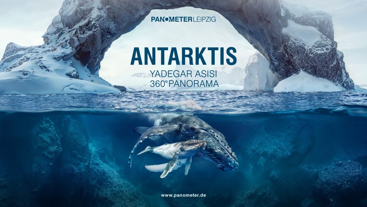 Antarktis – eisige Faszination im Panometer Leipzig. Neues Naturpanorama von Yadegar Asisi