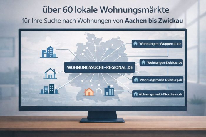 Digitale Wohnungssuche regional: lokale Portale verbinden Suchende und Vermieter vor Ort