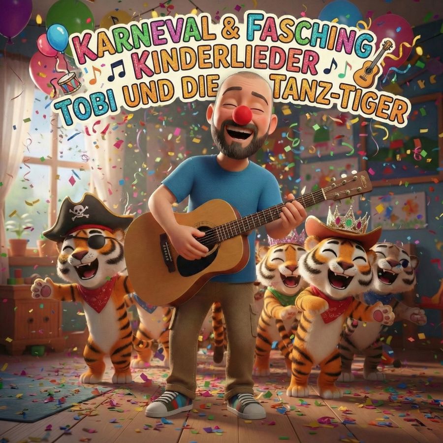 Schluss mit Couch-Potato: „Tobi und die Tanz-Tiger“ bringen den Karneval ins Kinderzimmer