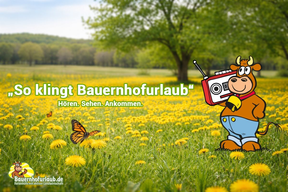 Bauernhofurlaub.de veröffentlicht eigenen Song: „So klingt Bauernhofurlaub“ – Hommage an Gastgeberhöfe Bauernhofurlaub.de veröffentlicht eigenen Song: „So klingt Bauernhofurlaub“ – Hommage an Gastgeberhöfe
