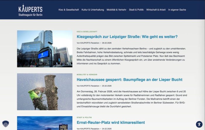 80 Jahre KAUPERT: Traditionsmarke startet Stadtmagazin für Berlin