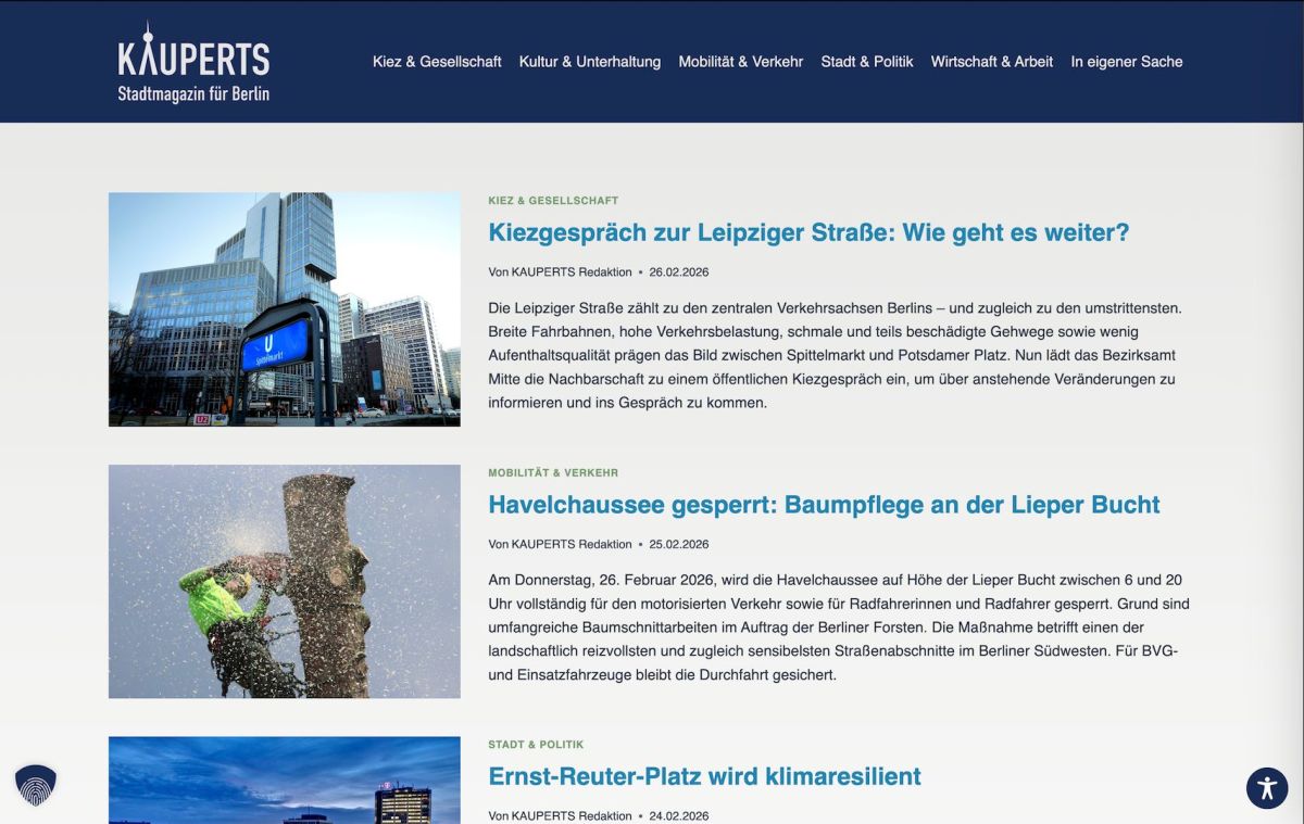 80 Jahre KAUPERT: Traditionsmarke startet Stadtmagazin für Berlin 80 Jahre KAUPERT: Traditionsmarke startet Stadtmagazin für Berlin