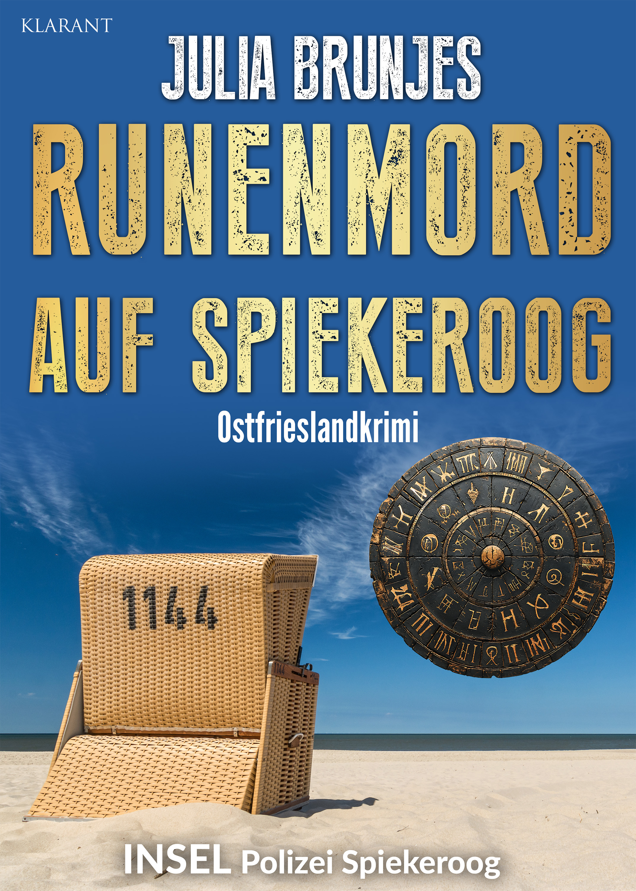 Neuerscheinung: Ostfrieslandkrimi „Runenmord auf Spiekeroog“ von Julia Brunjes im Klarant Verlag