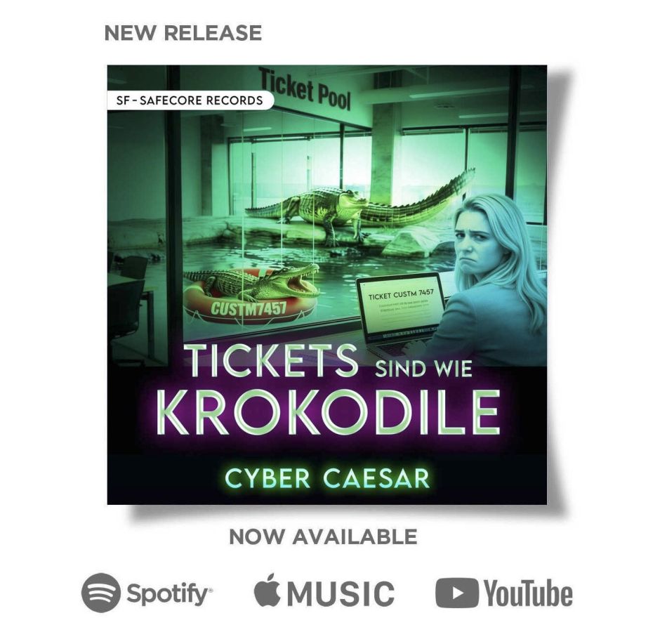 „Tickets sind wie Krokodile“ – SafeCore Records kündigt neues Album über den oft stressigen Arbeitsalltag an