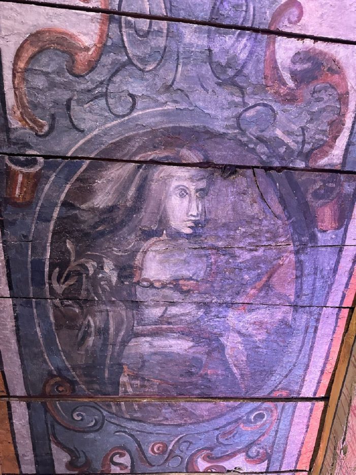 Historisches Deckenportrait in Hamburger Galerie AhoiArt Historisches Deckenportrait in Hamburger Galerie AhoiArt