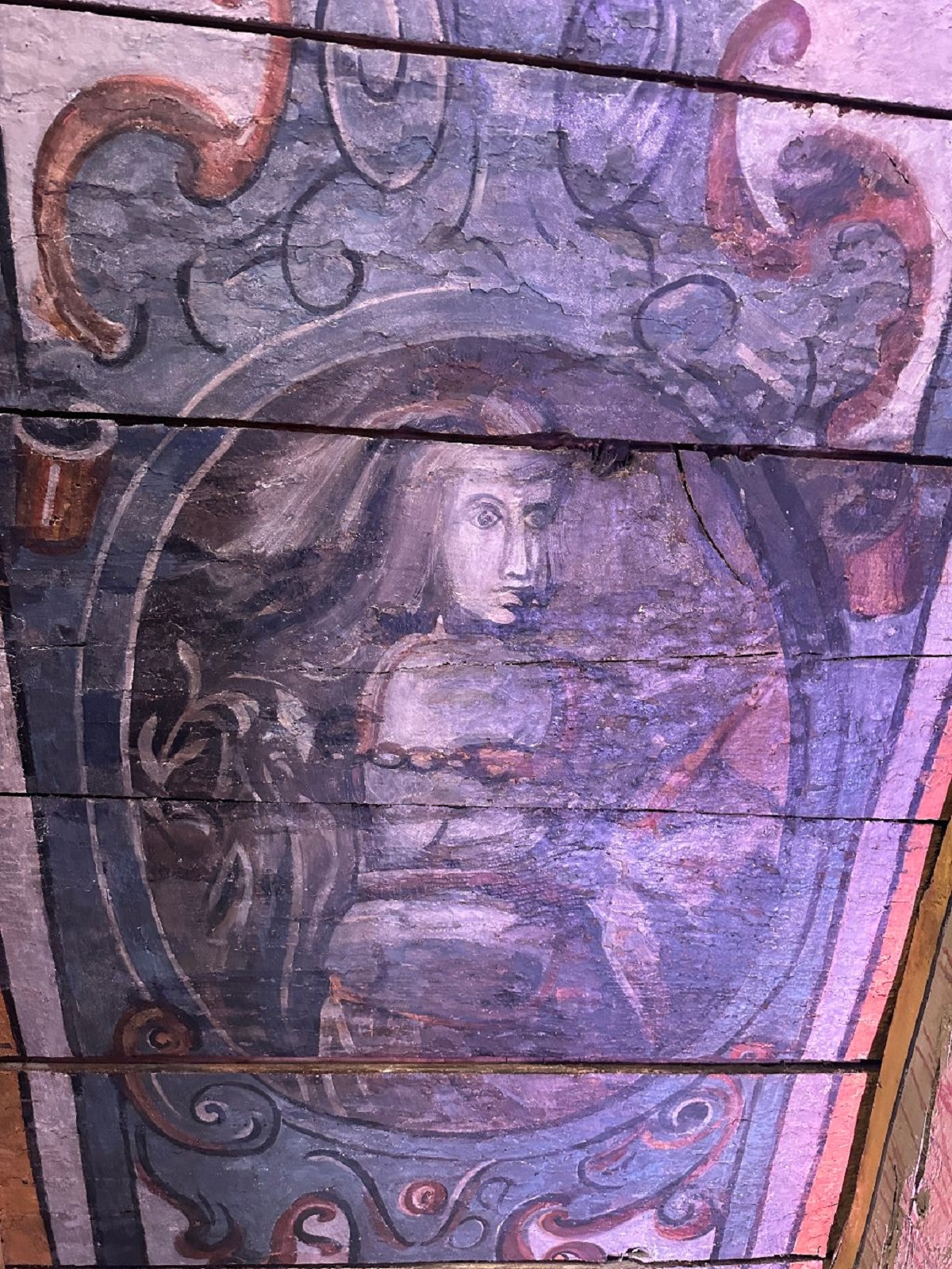 Historisches Deckenportrait in Hamburger Galerie AhoiArt