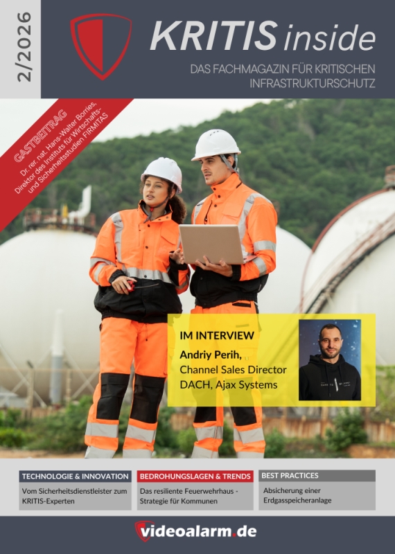 KRITIS inside Ausgabe 2/2026 ab sofort online KRITIS inside Ausgabe 2/2026 ab sofort online