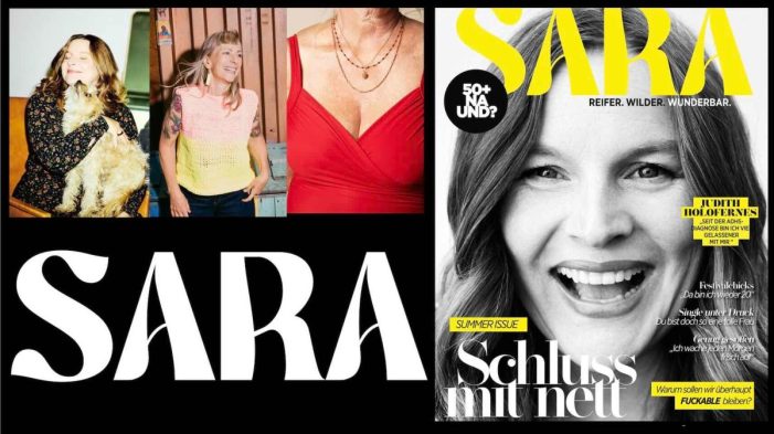 SARA Magazin wächst: Zweite Ausgabe erscheint auch in Österreich und der Schweiz SARA Magazin wächst: Zweite Ausgabe erscheint auch in Österreich und der Schweiz