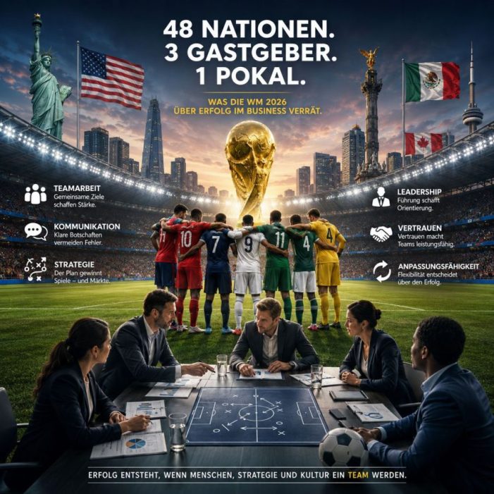 48 Nationen, drei Gastgeberländer und nur ein Pokal: Was die Fußball-WM 2026 über Erfolg im Business verrät