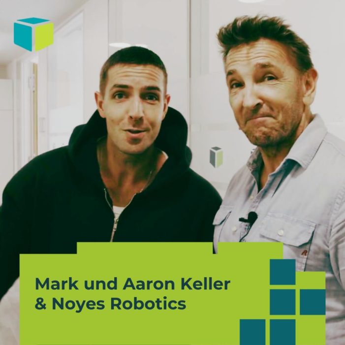 Noyes gewinnt Mark Keller als Markenbotschafter – und stellt die Intralogistik vom Kopf auf den Rasen