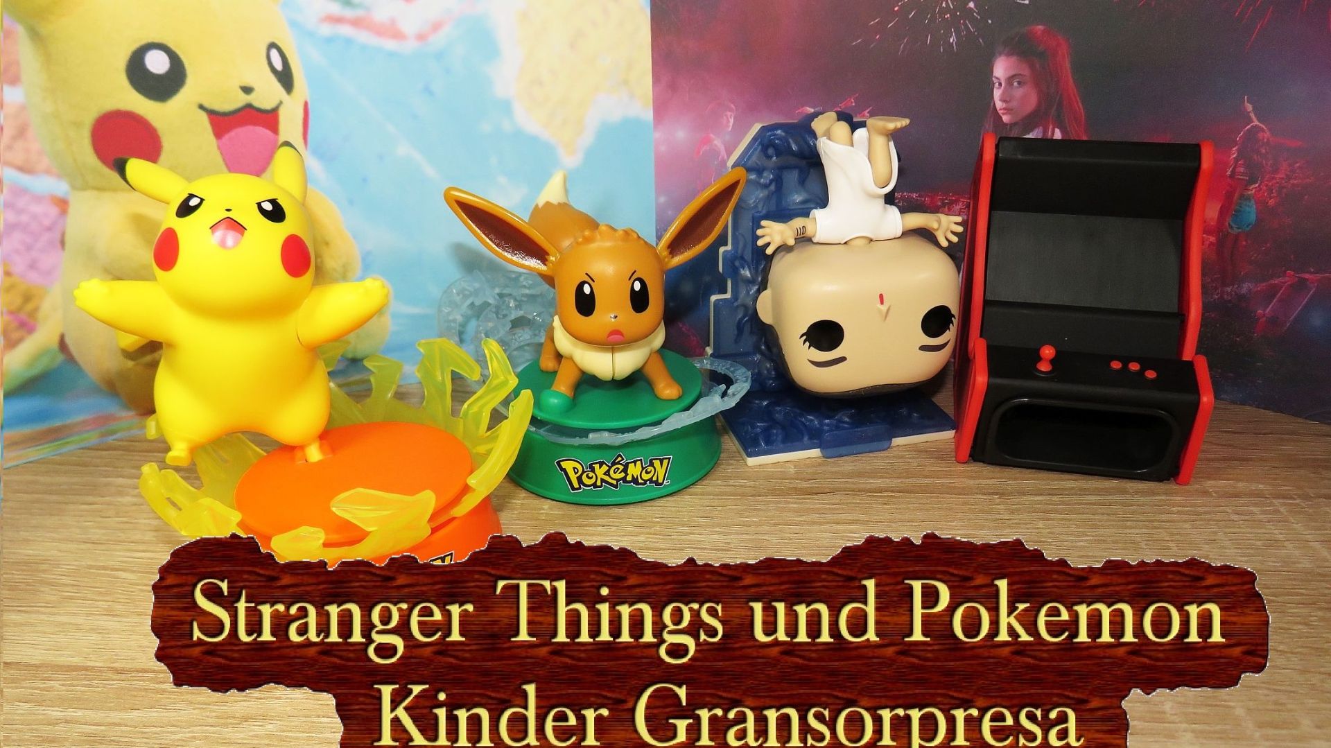 Stranger Things und Pokemon im Riesen-Ei Stranger Things und Pokemon im Riesen-Ei
