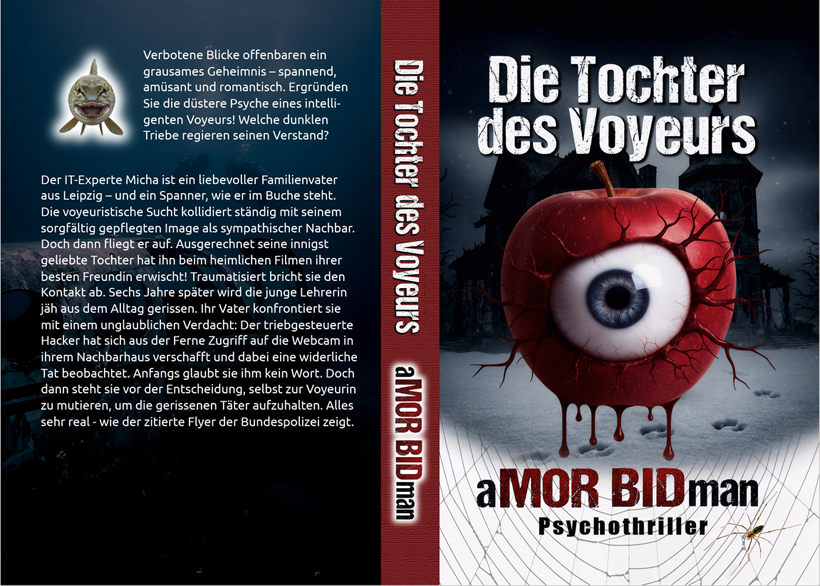 Kostenlos: Neuer Psychothriller über Voyeurismus und Menschenhandel