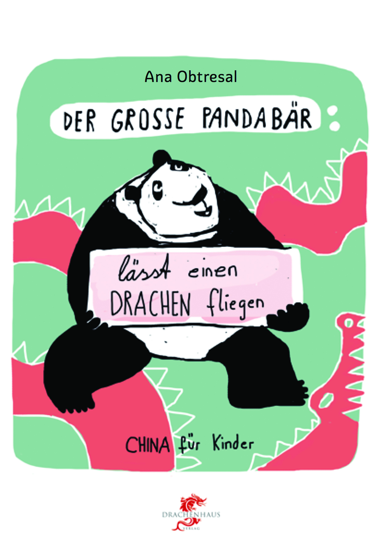Herbstzeit mit dem großen Pandabären
