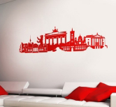 Wandtattoos Skyline deutscher Städte