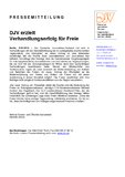 DJV erzielt Verhandlungserfolg für Freie