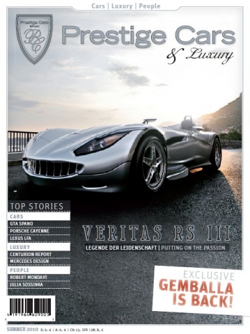 Prestige Cars Magazin Sommer 2010