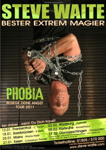 Steve Waite beschließt Exklusiv-Tourneemanagement mit der Waite Studio Group in Bobenheim-Roxheim
