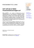 DJV ruft taz zu fairen Pauschalistenverträgen auf