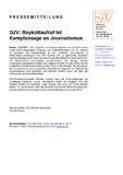Kampfansage an Journalismus