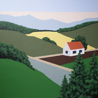 Surreale Landschaftskonstruktionen als räumliche Illusion