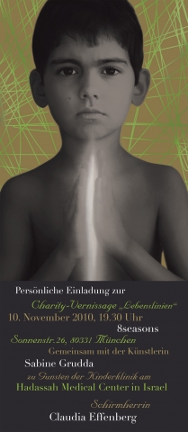 Das Leben lieben: Bilder voller Energie im 8seasons. Sabine Gruddas Charity-Vernissage“Lebenslinien“unter Schirmherrschaft von Claudia Effenberg