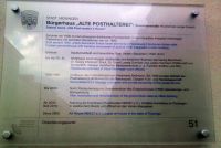 Orientierungspunkt 51 – Tafel zur Geschichte des Kunsthaus Meiningen angebracht