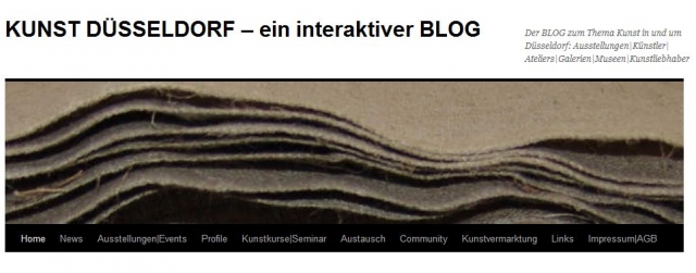 KunstDuesseldorf – der neue interaktive Blog zum Thema Kunst