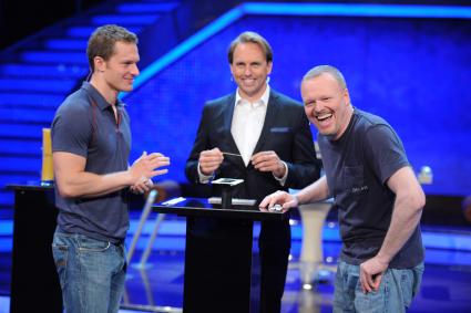 30,4 Prozent MA für „Schlag den Raab“: Stefan Raab besiegt Bundeswehrarzt Tobias und die TV-Konkurrenz / Tagesmarktsieg für ProSieben (mit Bild)