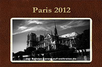 Kalender: Paris 2012 – schwarz-weiß Kalender