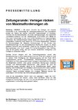 Zeitungsrunde: Verleger rücken von Maximalforderungen ab Zeitungsrunde: Verleger rücken von Maximalforderungen ab
