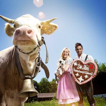 Almauftrieb für die ProSieben Show „Die Alm – Promischweiß und Edelweiß“ ist am Samstag, 20.15 Uhr.