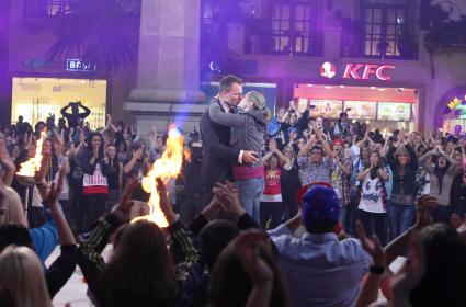 Auf die Größe kommt es an: Die erste Flashmob-Show im deutschen Fernsehen