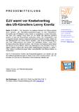 DJV warnt vor Knebelvertrag des US-Künstlers Lenny Kravitz DJV warnt vor Knebelvertrag des US-Künstlers Lenny Kravitz
