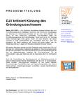 DJV kritisiert Kürzung des Gründungszuschusses