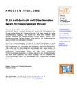 DJV solidarisch mit Streikenden beim Schwarzwälder Boten DJV solidarisch mit Streikenden beim Schwarzwälder Boten