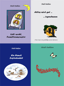 Vier fantastische Bücher von Autorin Heidi Dahlsen