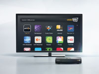 VideoWeb TV macht aus jedem Schweizer Flachbildfernseher einen smarten Fernseher mit über 100 neuen Unterhaltungsangeboten und Funktionen inklusive Li