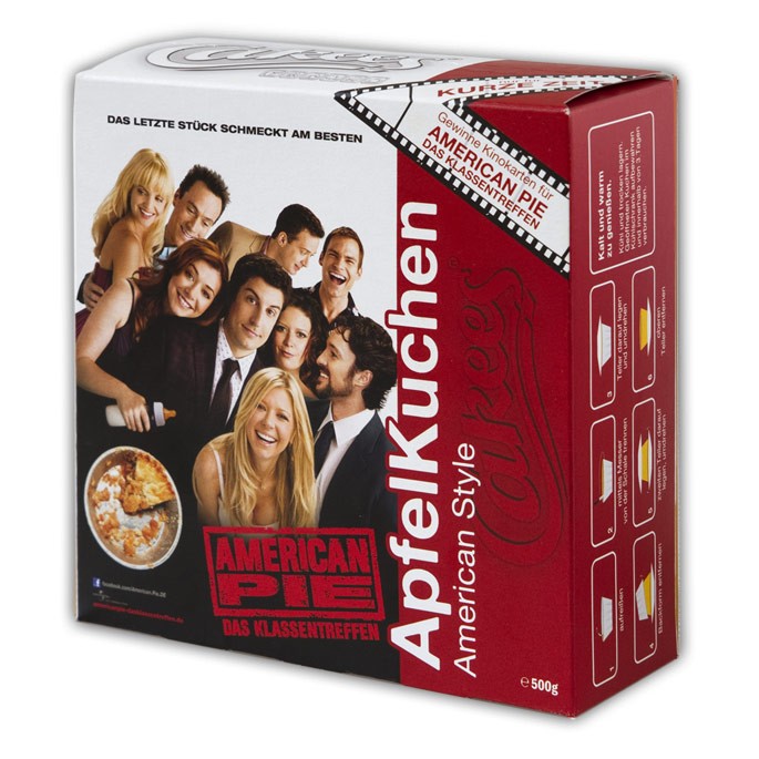 Cakees® backt offiziellen Apfelkuchen zum neuen Blockbuster American Pie 4