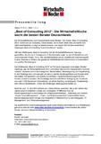 „Best of Consulting 2012“: Die WirtschaftsWoche sucht die besten Berater Deutschlands