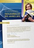 Fachjournalist des Jahres 2013 gesucht