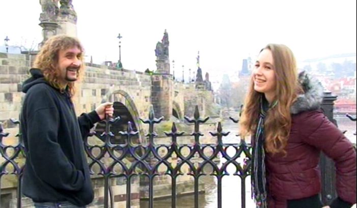 Wolfgang Petry alias Denny Schönemann dreht mit Tschechin Musikvideo in Prag Wolfgang Petry alias Denny Schönemann dreht mit Tschechin Musikvideo in Prag