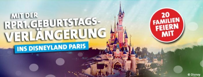 RPR1. schickt 20 Familien nach Disneyland Paris