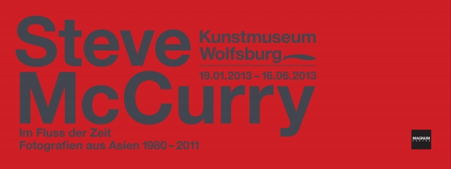 Vernissage der Ausstellung „Steve McCurry – Im Fluss der Zeit. Fotografien aus Asien 1980 – 2011“ am 18. Januar, 19 Uhr im Kunstmuseum Wolfsburg