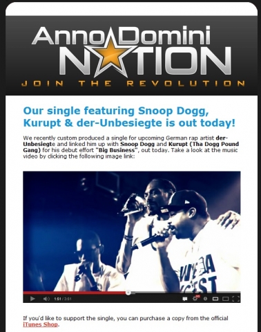 Business-Rapper & Snoop-Dogg Big Business ab heute im Handel