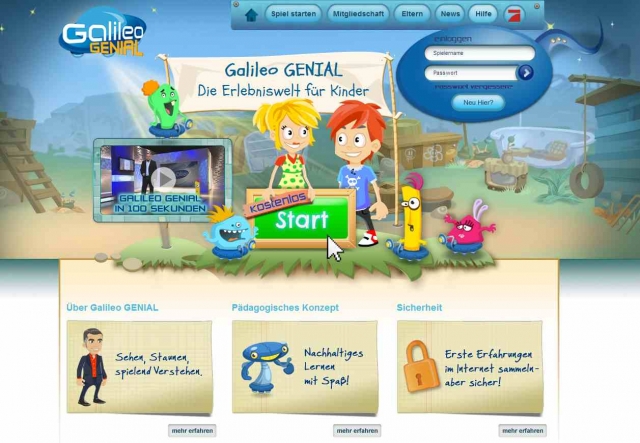 Wissenshungrige Aliens: ProSiebenSat.1 Digital kreiert mit „Galileo GENIAL“ eine geniale Online-Welt für Kinder