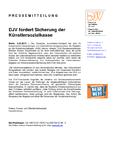 DJV fordert Sicherung der Künstlersozialkasse