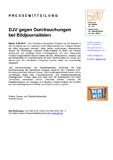 DJV gegen Durchsuchungen bei Bildjournalisten DJV gegen Durchsuchungen bei Bildjournalisten