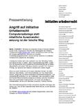 Angriff auf Initiative Urheberrecht Angriff auf Initiative Urheberrecht