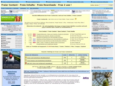 Freier-Content.de: Rund um Freie Inhalte / Freien Content!